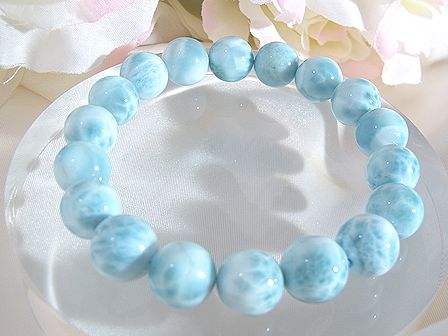 ラリマー ブレスレット☆ 12 mm ☆