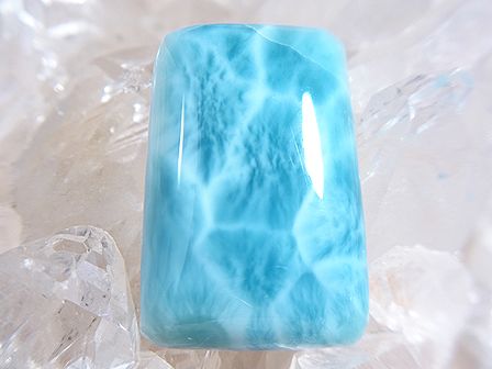 ラリマー　ルース ☆ （27mm×19mm）