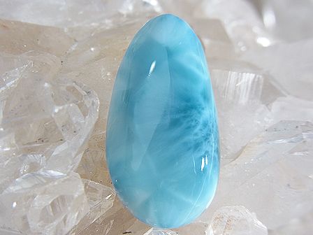 ラリマー　ルース ☆ 美しいドロップ （29mm×16mm） ☆