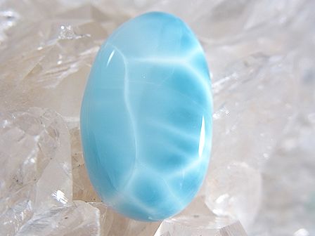ラリマー　ルース ☆ オーバル ☆ （28 mm×17 mm）