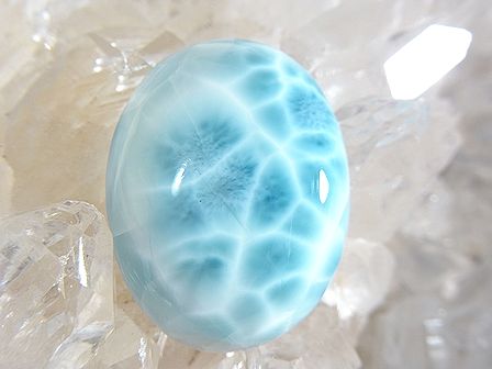 ラリマー　大きなルース ☆ （30 mm× 23 mm）