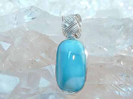 ラリマー　ペンダント ☆ Crystal Deva コラボレーションジュエリー ☆