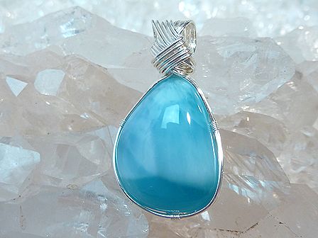 ラリマー　ペンダント ☆ Crystal Deva コラボレーションジュエリー ☆
