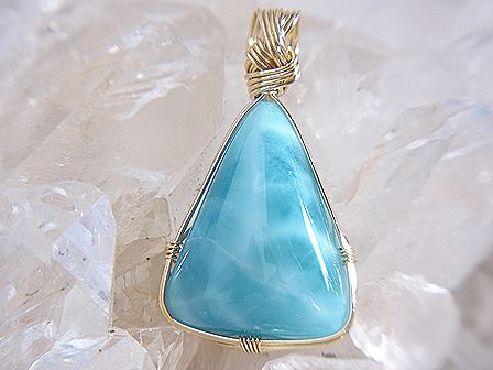 ラリマー K14 ゴールドシリーズ ☆ Crystal Deva コラボレーションジュエリー ☆