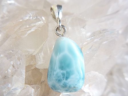ラリマー ☆ ドロップペンダント ☆