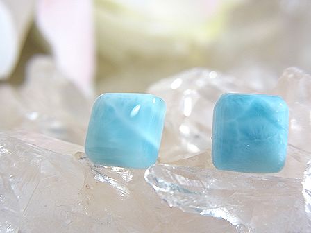 ラリマー プチ ピアス ☆ 【 Atropos コレクション 】送料無料！