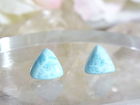 ラリマー ピアス ☆ 【 Atropos コレクション 】 送料無料！