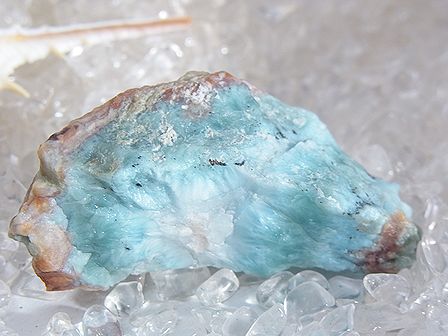 ラリマー　原石 母岩つき ☆ 30グラム