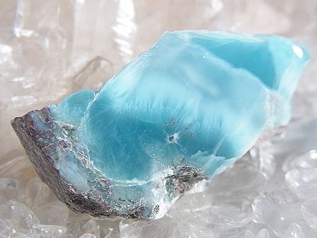 ラリマー　原石 母岩つき ☆ 37.6グラム