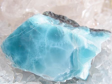 ラリマー　原石 母岩つき ☆ 50グラム