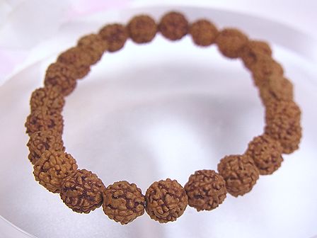 菩提樹の実 （ルドラクシャ） ブレスレット ☆ 8ミリ ☆