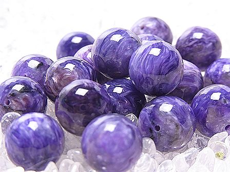 チャロアイト ☆ 12mm ビーズ（粒売り） ☆