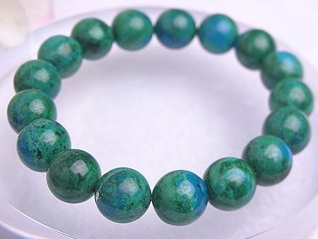 クリソコラ ブレスレット ☆ 大粒 12 mm ☆
