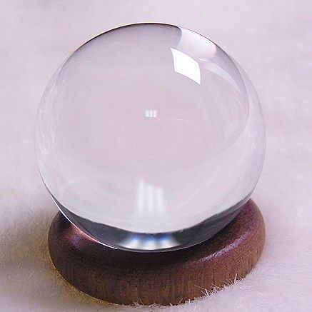 ヒマラヤ水晶丸玉 ☆ 34.5mm 鑑別書付き ☆