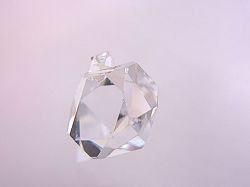 ハーキマーダイヤモンド ☆ 煌きが美しい最高品質ルース（原石） ベビー付き♪ 11.5 mm/3.5 カラット