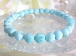 ラリマー ブレスレット ☆ 7.5mm ☆