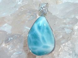 ラリマー　ペンダント ☆ Crystal Deva コラボレーションジュエリー ☆