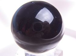 モリオン（黒水晶）丸玉 ☆ 27 mm ☆