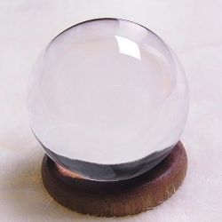 ヒマラヤ水晶丸玉 ☆ 35mm 鑑別書付き ☆