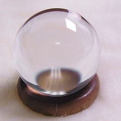 ヒマラヤ水晶丸玉 ☆ 34mm 鑑別書付き ☆