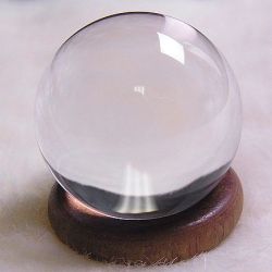 ヒマラヤ水晶丸玉 ☆ 34mm 鑑別書付き ☆