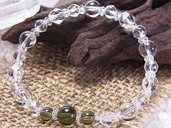 モルダバイト ブレスレット ☆  クリスタルシリーズ ☆