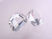 ハーキマーダイヤモンド ☆ 煌きが美しい最高品質ルース（原石）２粒！ ☆ 12 mm ＆11 mm/6.0 カラット