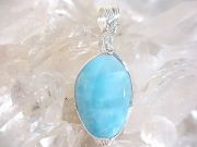 ラリマー ペンダント ☆ <女神巻き> ジュエリー ☆