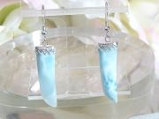 ラリマー ピアス ☆ 【 Atropos コレクション 】送料無料！