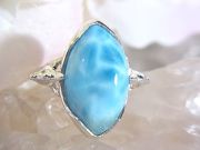 ラリマー ドルフィン リング ☆ 【 Ryu コレクション】 ☆ 送料無料！