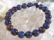 限定1とても希少 美しい ブルースギライト×ミラボカット水晶ブレスレット 限定1とても希少 美しい ブルースギライト×ミラボカット水晶