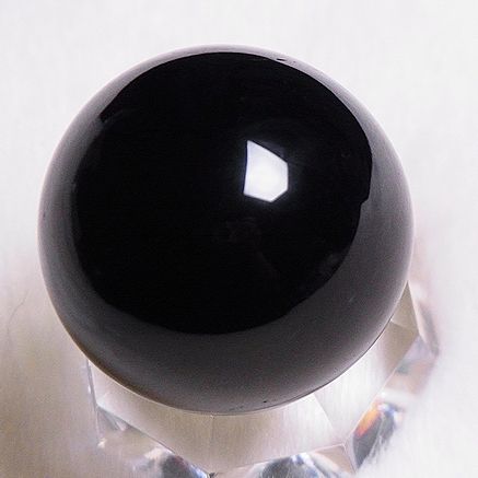 モリオン（黒水晶）丸玉 ☆ 33.5 mm ☆