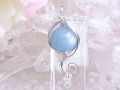 アクアマリン ペンダントトップ ☆ （１点もの） ☆ シルバーチェーンつき
