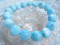アイスラリマー　ブレスレット 12mm ☆ 宝石鑑別書付き ☆