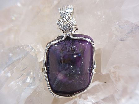 スギライト ペンダント☆ Crystal Deva コラボレーションジュエリー ☆