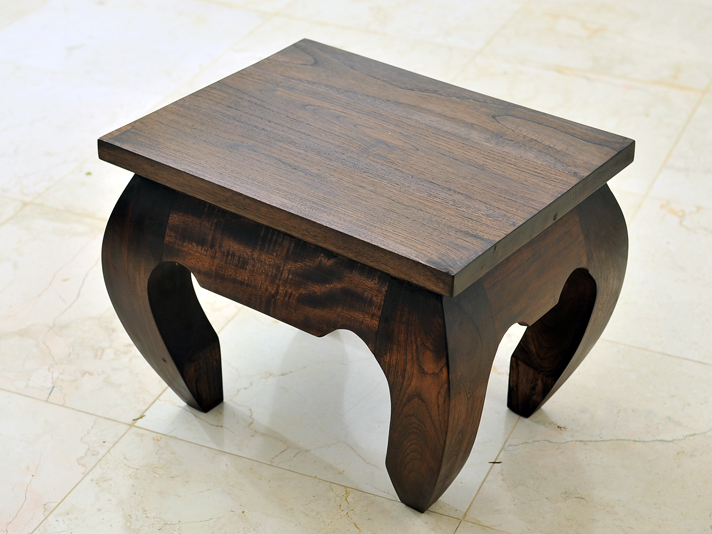 ＜ 横幅 40cm ＞脚のフォルムが愛らしい！いろいろなシーンで使えるミニテーブル【AS-056】《送料無料》　セミオーダー対応