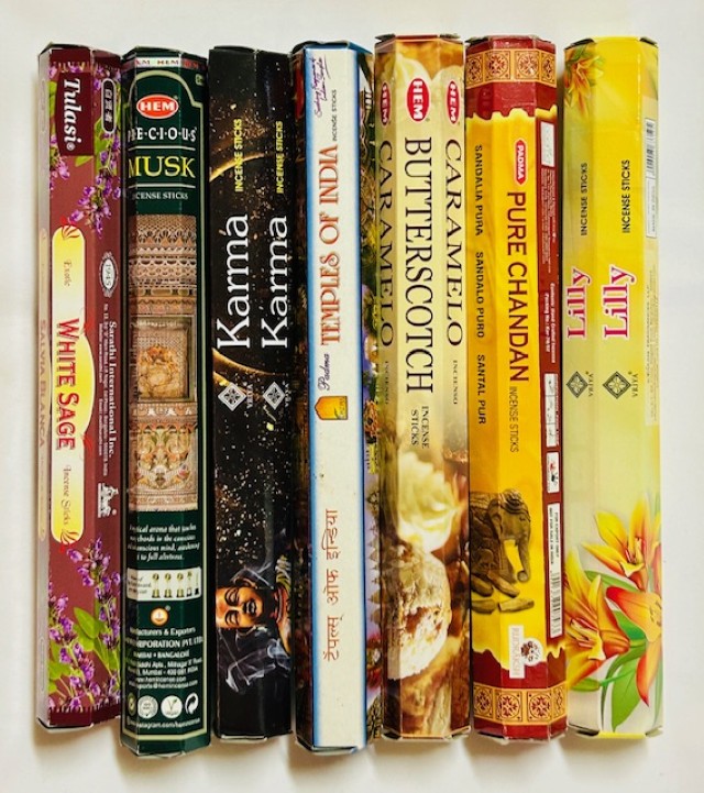 送料無料!! お得なインド香1Weekセット タイプ D <ゆうメール便対応>