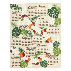 残りわずか！ SALE!! 40％OFF!!【2025年カレンダー】　ジュートカレンダー  レイ 　<ゆうメール便対応>