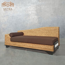 リゾート感あふれるデザインで、座り心地＆寝心地も抜群ウォーターヒヤシンス ソファベッド [MITRA ミトラ] 【LHSF10-R】