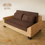 リゾート感あふれるデザインで、座り心地も抜群 ウォーターヒヤシンス 2人掛けソファ [MITRA ミトラ] 【LHSF08-2P】
