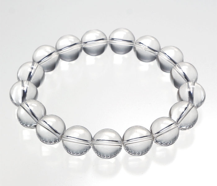 【15%off】ブレス ヒマラヤ水晶（12mm）17玉