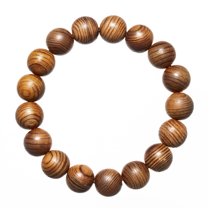 ブレスレット 伊勢内宮 御山杉 12mm 17玉 （アソート） No.7