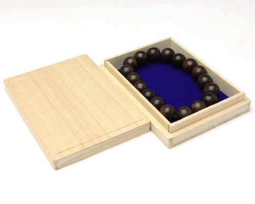 ブレスレット 沈香（じんこう） 12.5～13.5φ 18玉 No.14