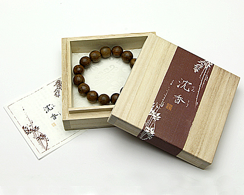 ブレスレット 沈香（じんこう） 14φ 15玉