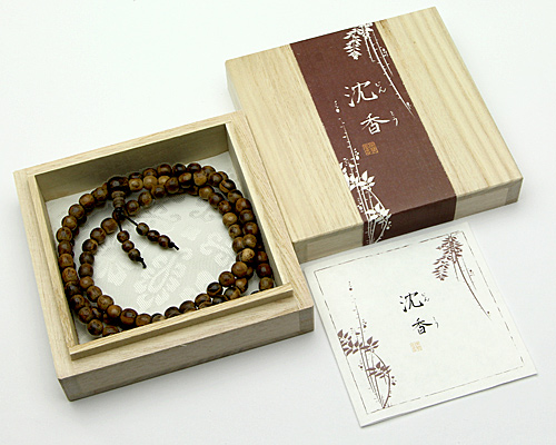 ブレスレット 沈香（じんこう） 108玉念珠 φ7mm