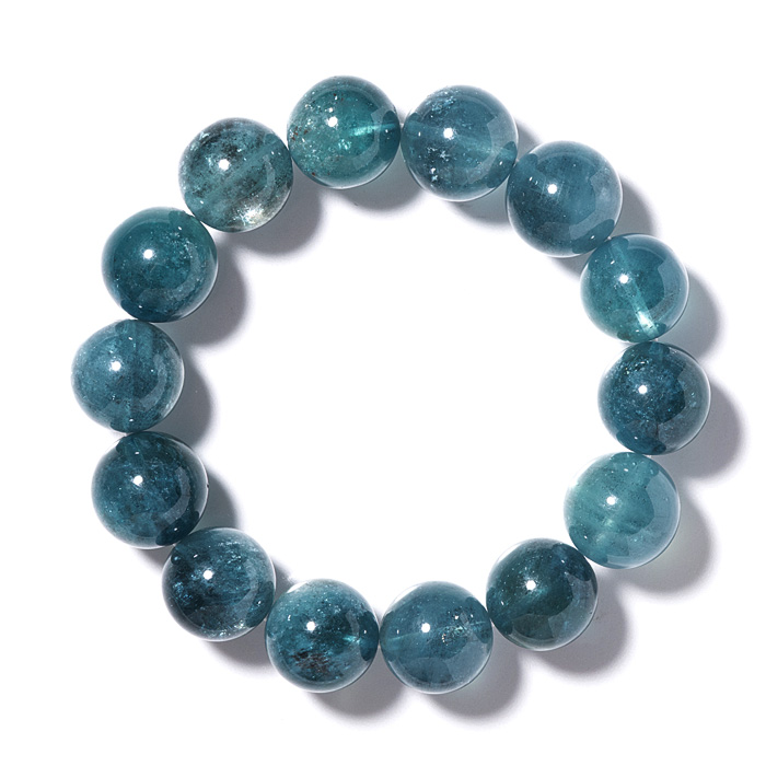 ブレスレット アクアマリン 16mm 14玉 No.79