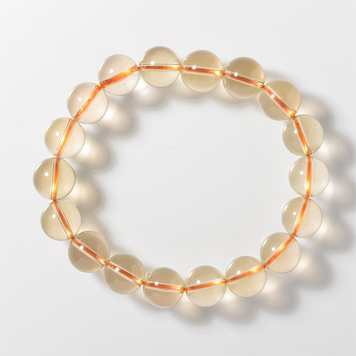 ブレスレット スターシトリン （マダガスカル産） 11.5mm 18玉 No.59