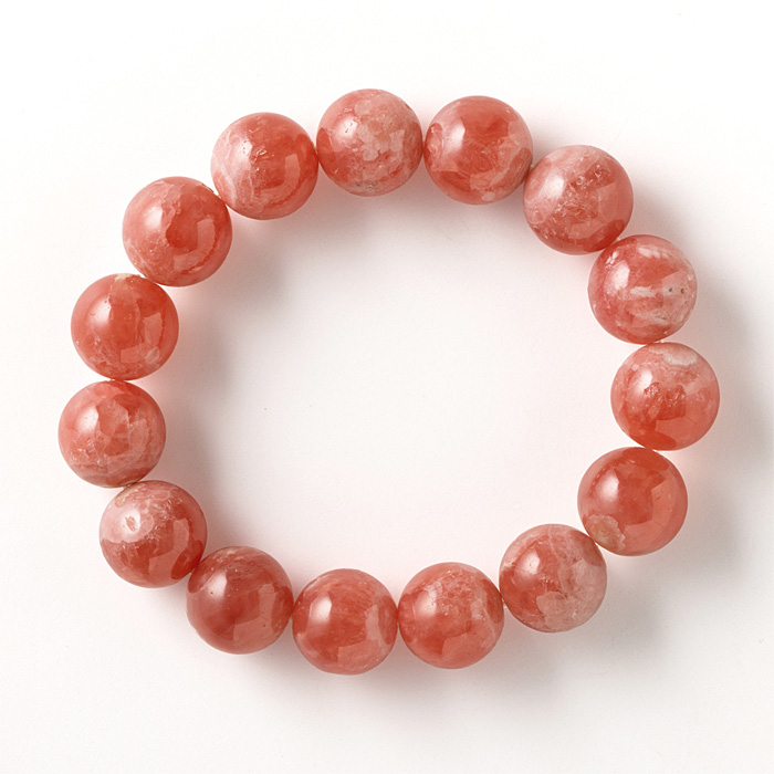 ブレスレット インカローズ 13mm 15玉 No.73