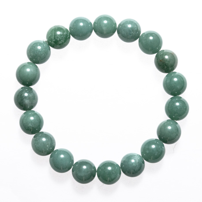 ブレスレット 翡翠 AA （グアテマラ産） 10mm 19玉 No.2