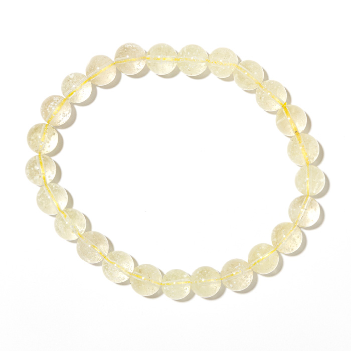ブレスレット リビアングラス （エジプト産） 7.5mm 25玉 No.28
